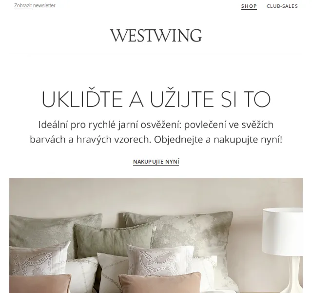 Westwing: Svěží jarní povlečení – červen 2026 | Nuslet.cz