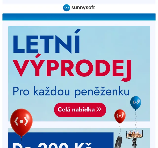 Sunnysoft.cz: Letní výprodej – červenec 2026 | Nuslet.cz