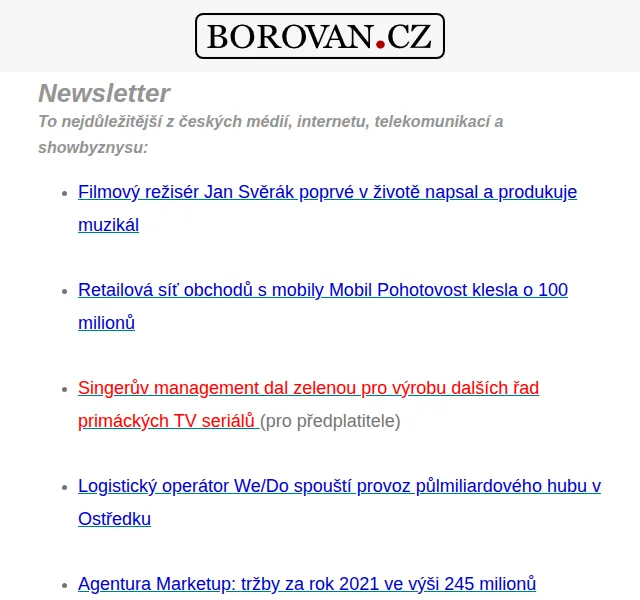 Aleš Borovan: novinky z médií, telekomunikací a byznysu – červen 2026 | Nuslet.cz