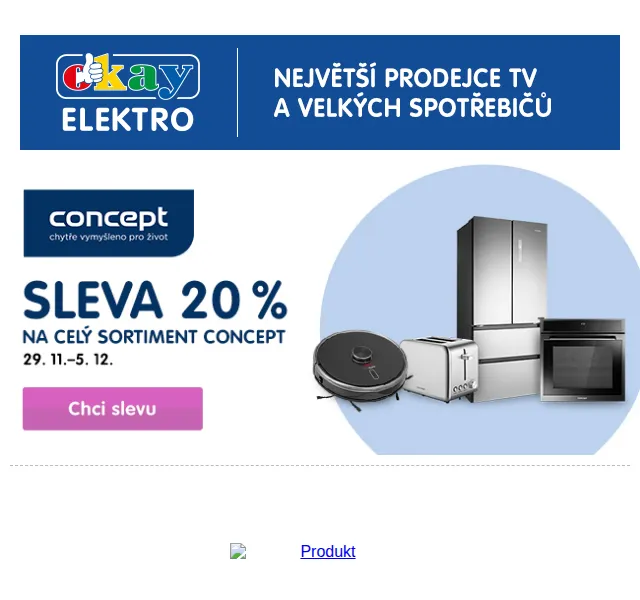 OKAY: 20% sleva na Concept – červen 2026 | Nuslet.cz