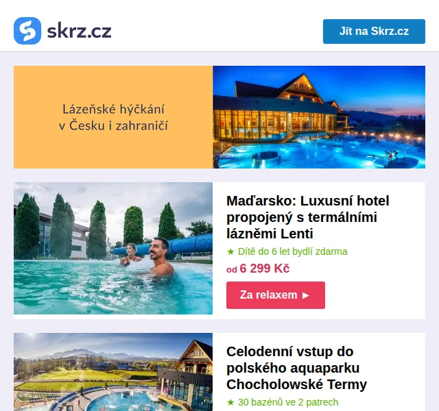 Skrz.cz: Vstup do polských termálů od 512 Kč – červen 2026 | Nuslet.cz