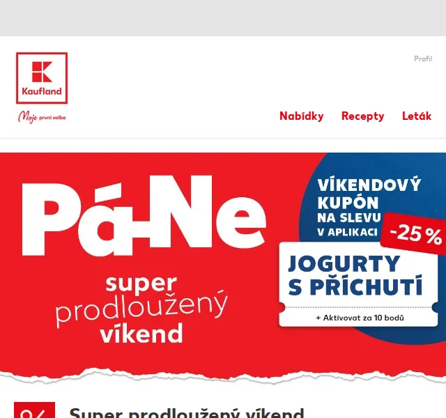 Kaufland: Nektarinky, sýr, jogurt a pivo ve slevě – červen 2023 | Nuslet.cz