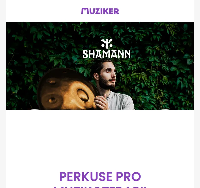 Muziker: Shamann perkuse pro muzikoterapii – červen 2026 | Nuslet.cz