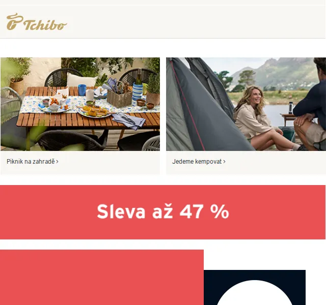 Tchibo: 16 % extra sleva na zlevněné zboží – květen 2026