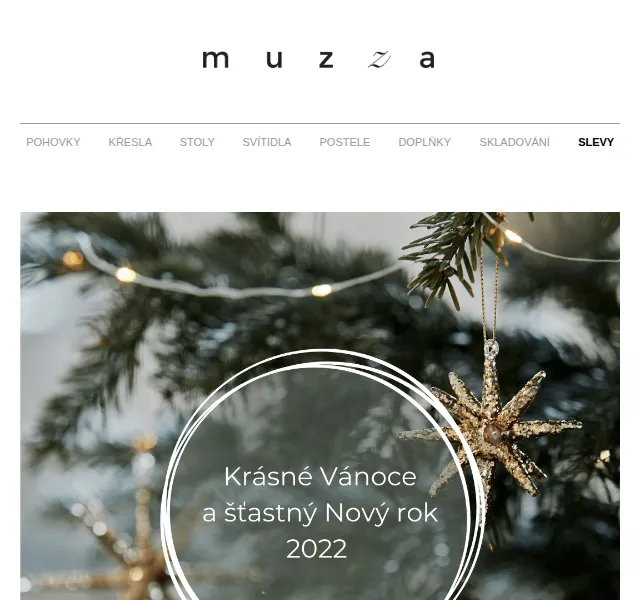 MUZZA: designový nábytek – červen 2026 | Nuslet.cz