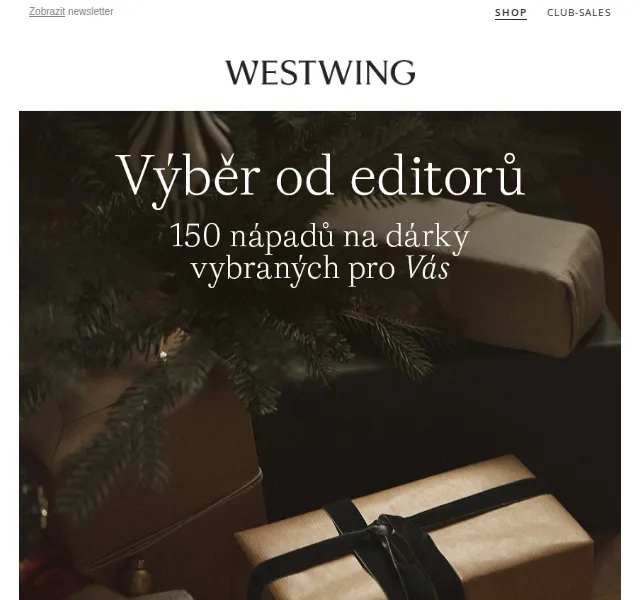 Westwing: vánoční dárky a nádobí – červen 2026 | Nuslet.cz