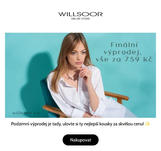 Košile Willsoor: finální výprodej od 759 Kč – červen 2026 | Nuslet.cz