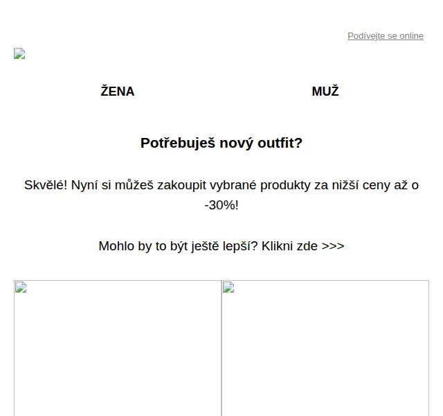 Cropp: sleva až 30 % na vybrané outfity – červen 2026 | Nuslet.cz