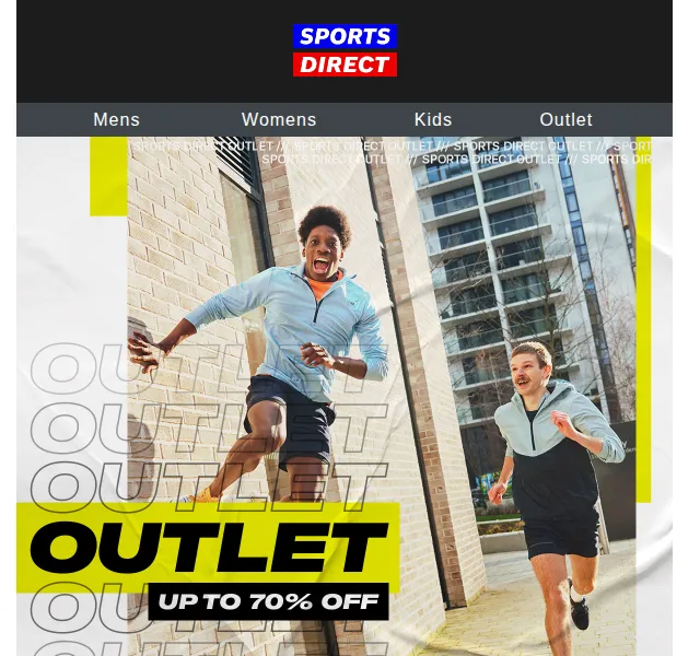 Sportsdirect.com: Outlet výprodej až 70% sleva – červen 2026 | Nuslet.cz