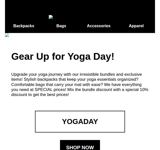 Nordace: Yoga Day slevy až 28 % na batohy a doplňky – červen 2026 | Nuslet.cz