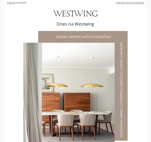 Westwing: bestsellery minulého roku – květen 2026 | Nuslet.cz