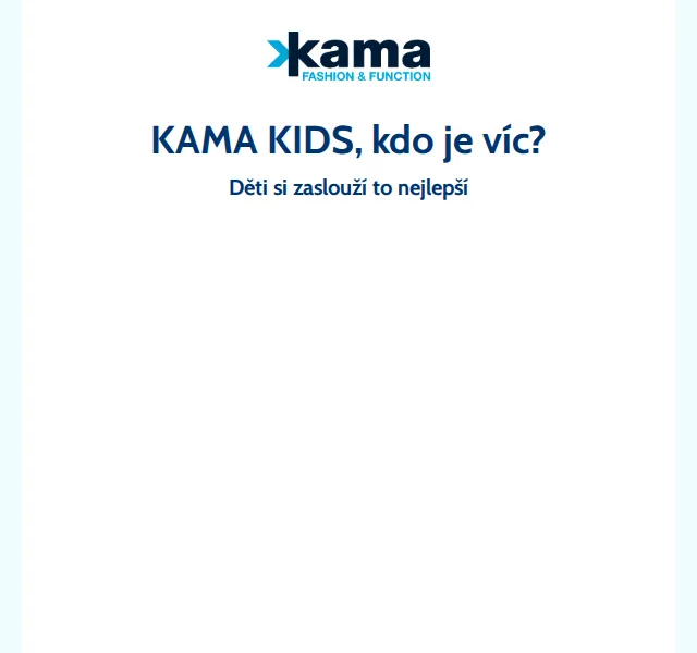 KAMA: Dětská kolekce merino svetrů a doplňků – červenec 2026 | Nuslet.cz