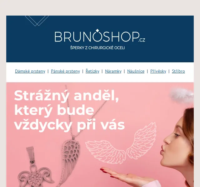 BRUNOshop.cz: Andělské šperky od 290 Kč – červenec 2026 | Nuslet.cz