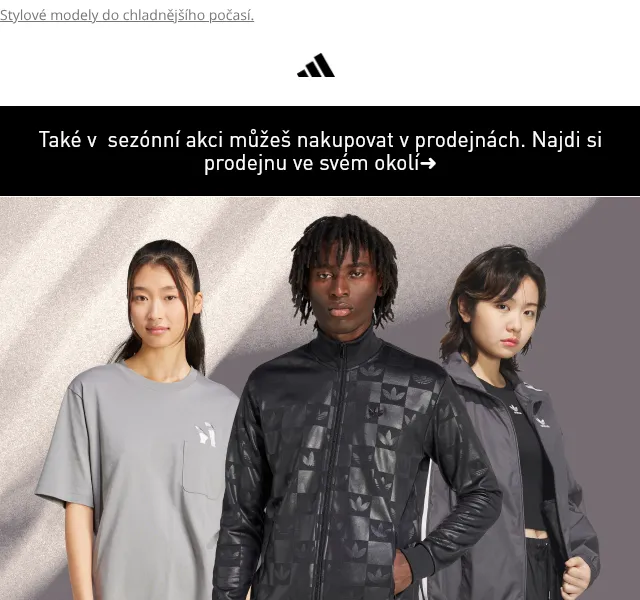 Adidas: podzimní sleva až 30 % – říjen 2026