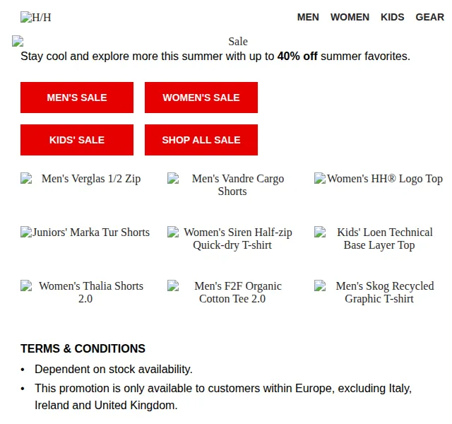 Helly Hansen: letní výprodej až 40 % – červen 2026 | Nuslet.cz