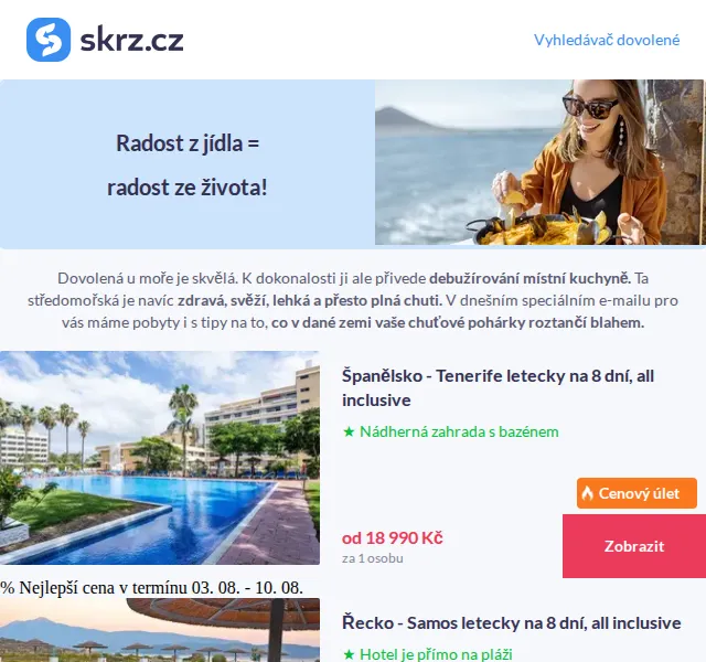 Vánoce na Skrz: last minute zájezdy do Středomoří – červen 2026 | Nuslet.cz