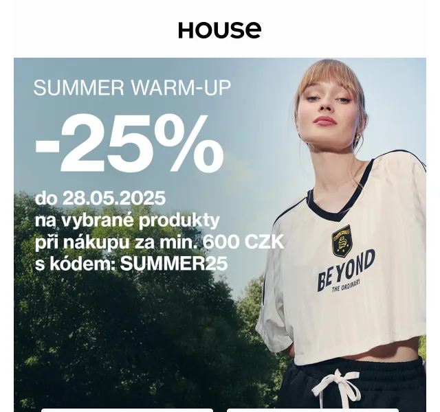 HOUSE: Letní outfit se slevou až –25 % – červen 2026 | Nuslet.cz