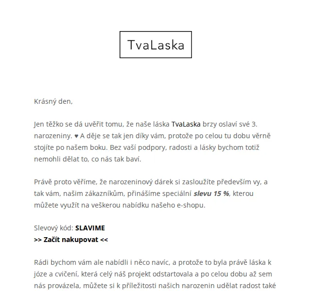 Niki a Ctirad z TvaLaska: 15% sleva na celý e-shop – červen 2026 | Nuslet.cz