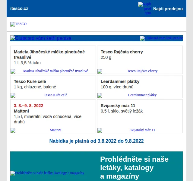 Tesco: Tradiční české nákupy – červen 2026 | Nuslet.cz