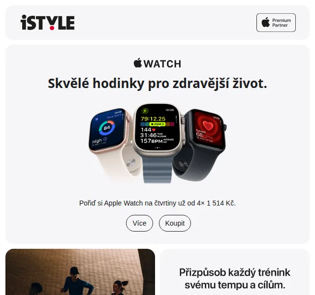 iSTYLE: Apple Watch od 1 514 Kč – duben 2026 | Nuslet.cz