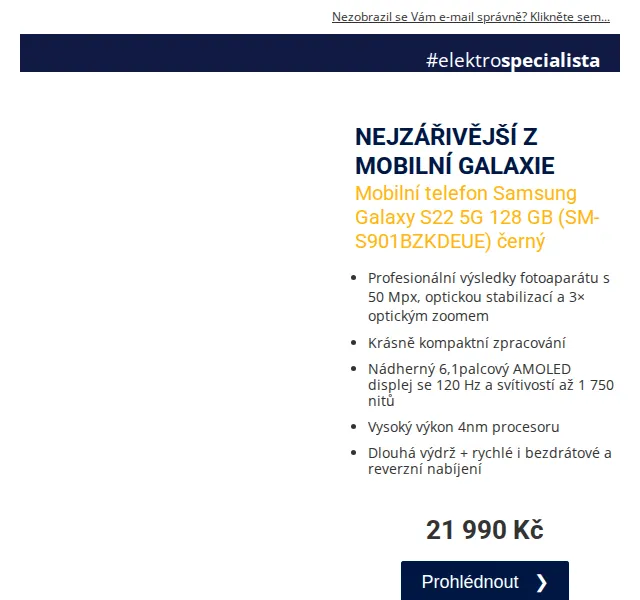 DATART: TOP produkty z IT – Samsung Galaxy S22, HP notebook, Lenovo tablet – červen 2026 | Nuslet.cz