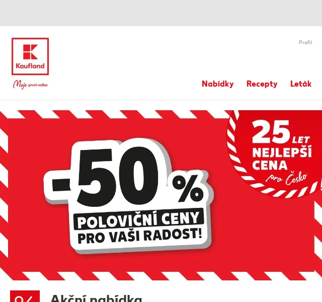 Kaufland: Poloviční ceny jablek a jogurtů – leden 2023 | Nuslet.cz