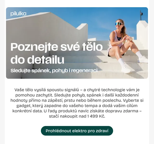 Pilulka.cz: Chytré hodinky Apple Watch, Garmin – srpen 2026