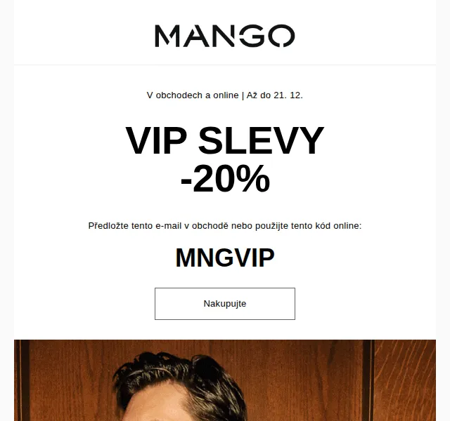 MANGO Home: -20 % ve VIP slevách – červen 2026 | Nuslet.cz
