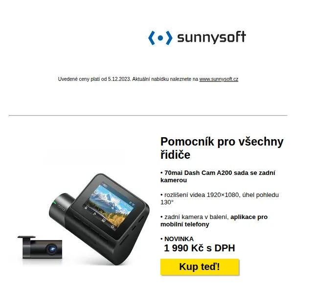Sunnysoft: dárky za 499 Kč – prosinec 2023 | Nuslet.cz