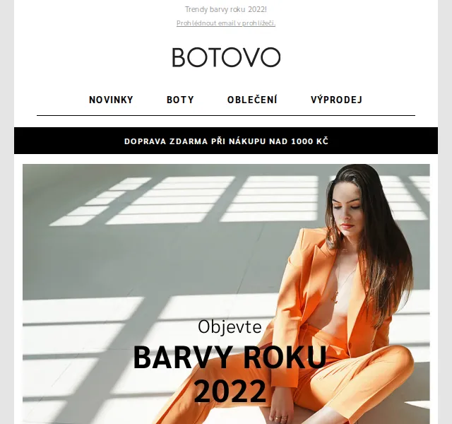 Botovo.cz 👠: Barevné trendy 2022 – červen 2026 | Nuslet.cz