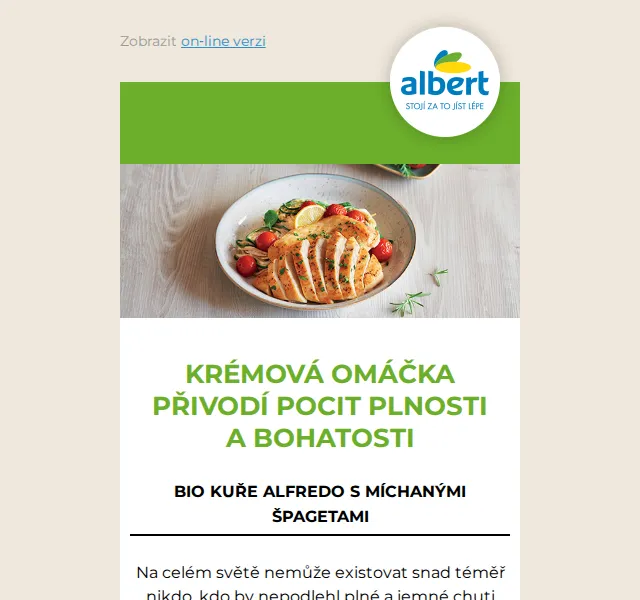 Albert: Extra kredity za nákup BIO – červen 2026 | Nuslet.cz