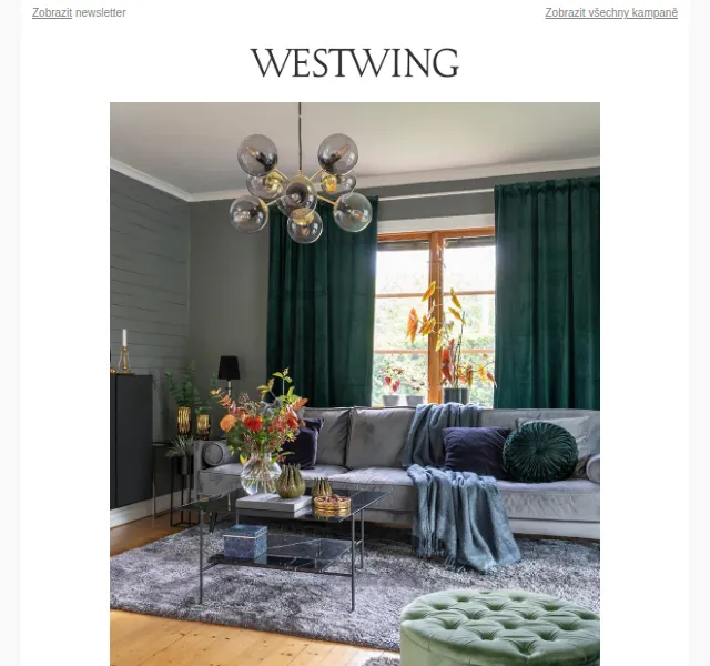 Westwing: Dark & Dramatic Art Déco až -75 % – červen 2026 | Nuslet.cz