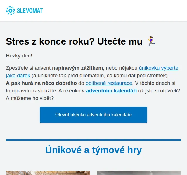 Slevomat: Únikové hry a dárkové vouchery – červen 2026 | Nuslet.cz