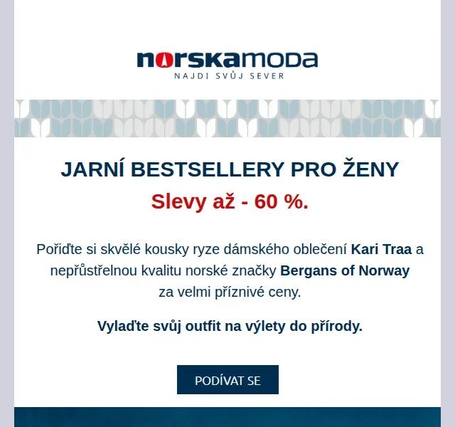 Norskamoda.cz: Slevy až 60 % na jarní bestsellery – červen 2026 | Nuslet.cz