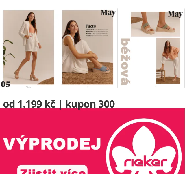 Eliteshoes: Jarní boty Tamaris, Rieker -300 Kč | Duben 2026
