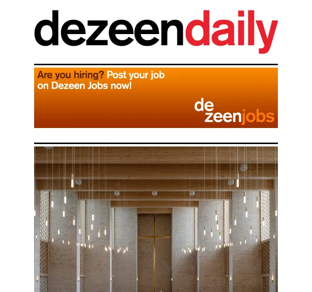 Dezeen Daily: Nová kolekce designových novinek – červen 2026 | Nuslet.cz