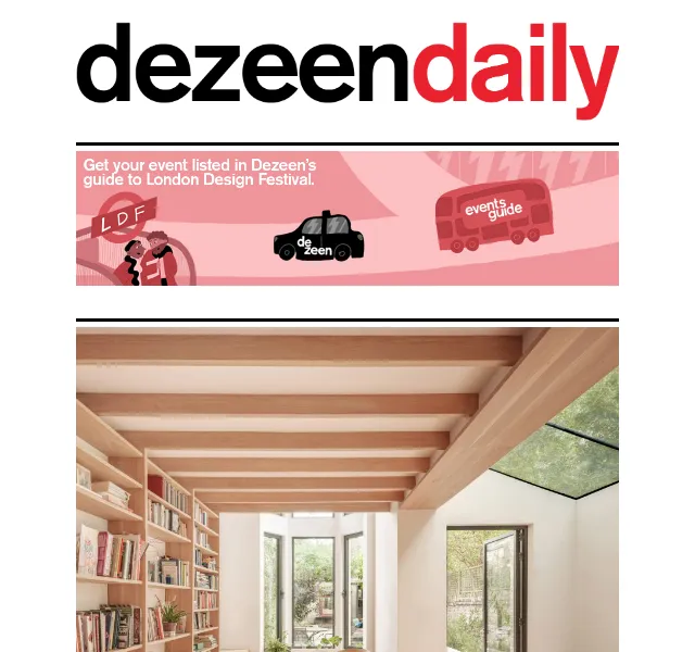 Dezeen Daily: Novinky z architektury a designu – červen 2026 | Nuslet.cz