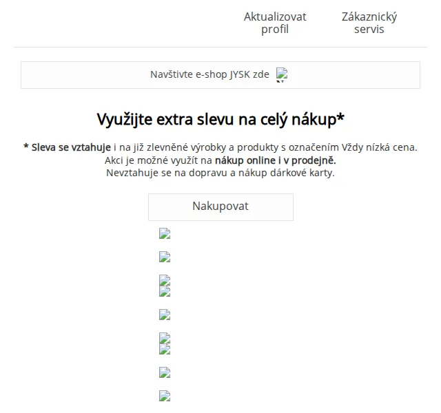 JYSK: Extra sleva 20 % na celý nákup – červen 2026 | Nuslet.cz