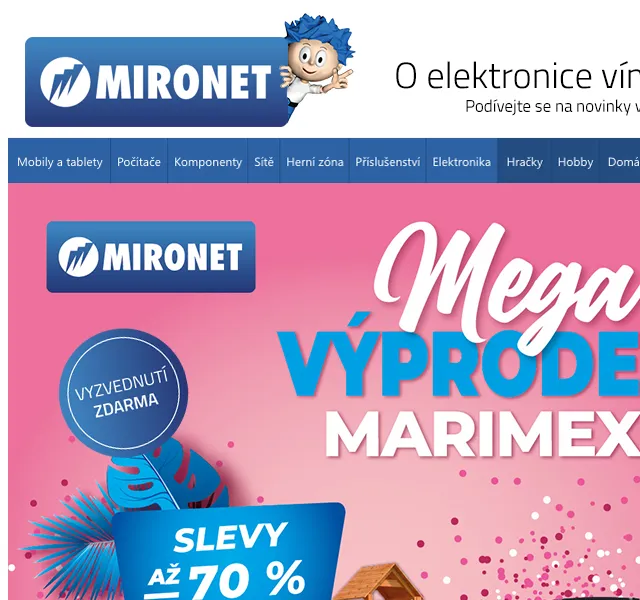 Mironet: Mega výprodej Marimex – červen 2026 | Nuslet.cz