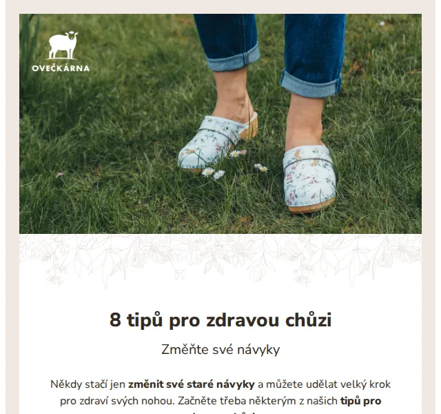 Ovečkárna: barefoot obuv a masáže chodidel – červenec 2026 | Nuslet.cz
