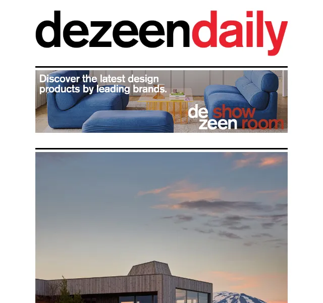 Dezeen Daily: architektonické novinky a design – červen 2026 | Nuslet.cz