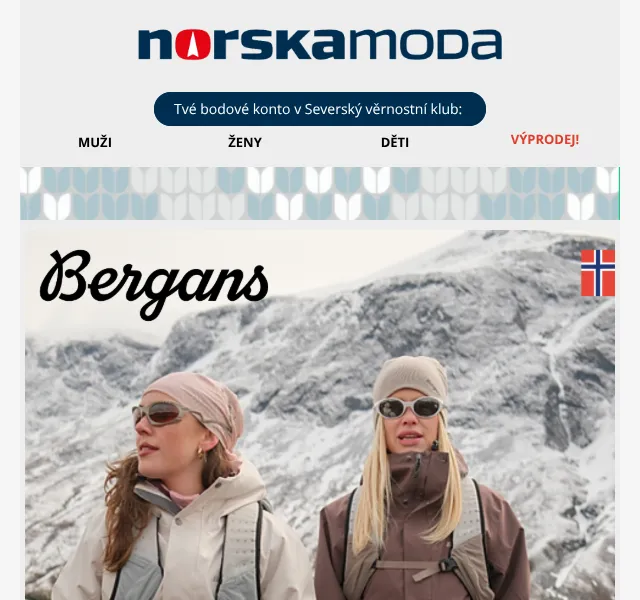 Norskamoda: Bergans Vega kolekce – září 2026