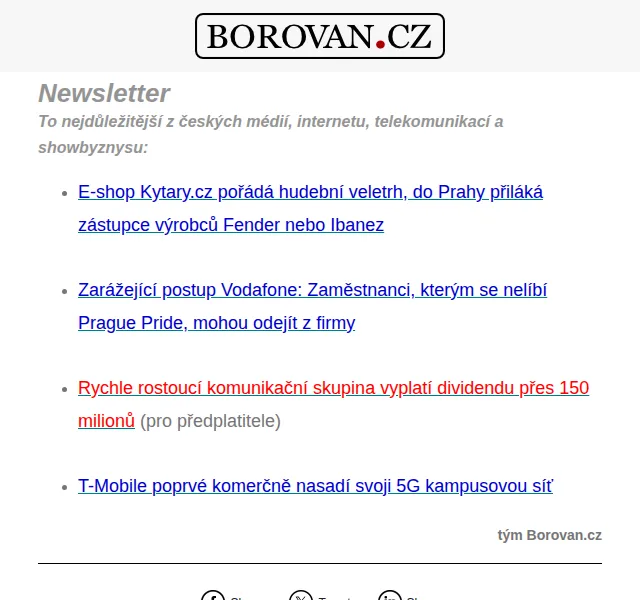 Aleš Borovan: Kytary.cz veletrh Fender Ibanez – červen 2026 | Nuslet.cz