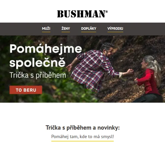 BUSHMAN: Nadační trička sýček a nové mikiny – červen 2026 | Nuslet.cz