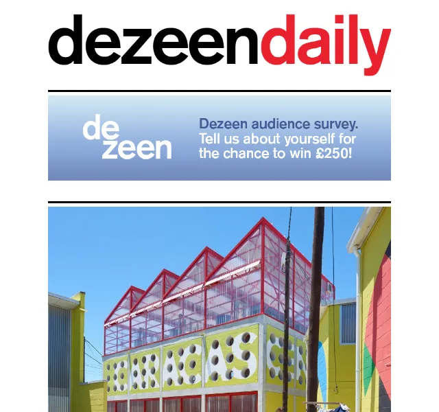 Dezeen Daily: Novinky architektury a designu – červen 2026 | Nuslet.cz