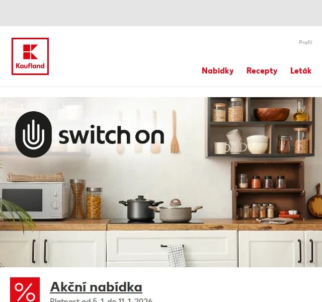 Kaufland: Spotřebiče se slevou až -37 % – Leden 2026