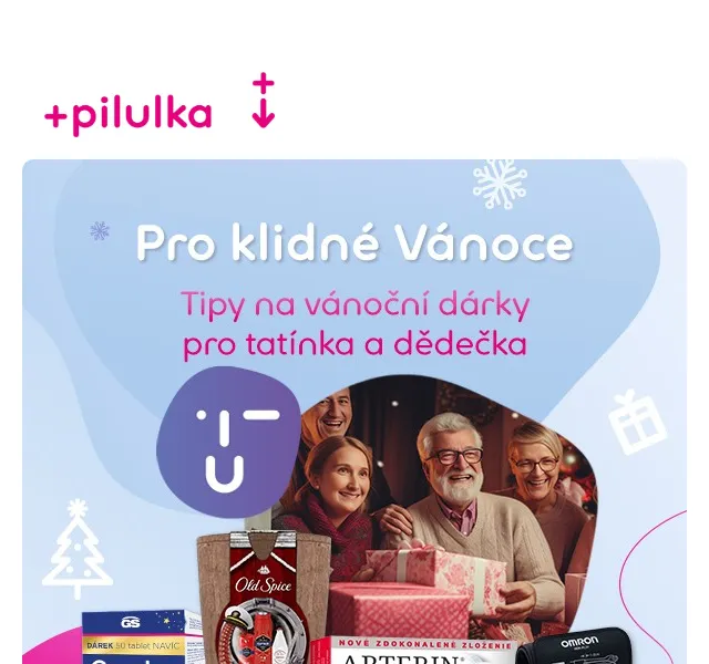Pilulka.cz: vánoční dárky pro tatínky a dědečky – červen 2026 | Nuslet.cz