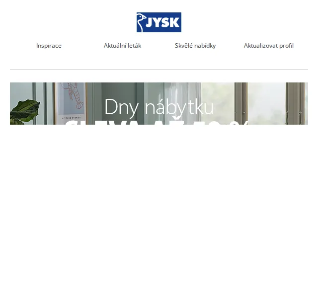 JYSK: Dny nábytku se slevou až 50 % – červen 2026 | Nuslet.cz