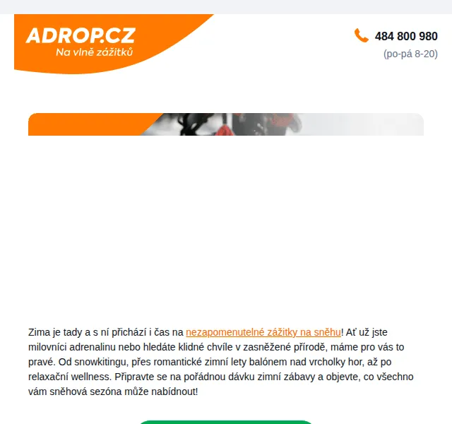Adrop: zážitky na sněhu – únor 2026 | Nuslet.cz