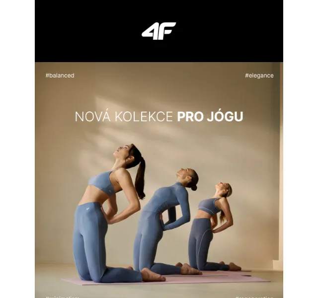 4Fstore: Nová kolekce Jóga 2026 – červen 2026 | Nuslet.cz